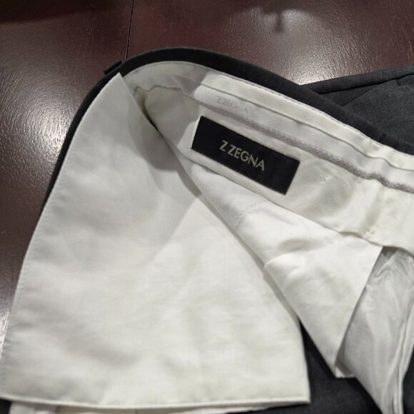 ZEGNA Single-Breasted Wool Suit - Picture 16 of 16